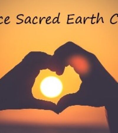 504829990_1330320738928123_3583496306546982711_n Hands making a heart around the sun with the words Solstice Sacred Earth Chants